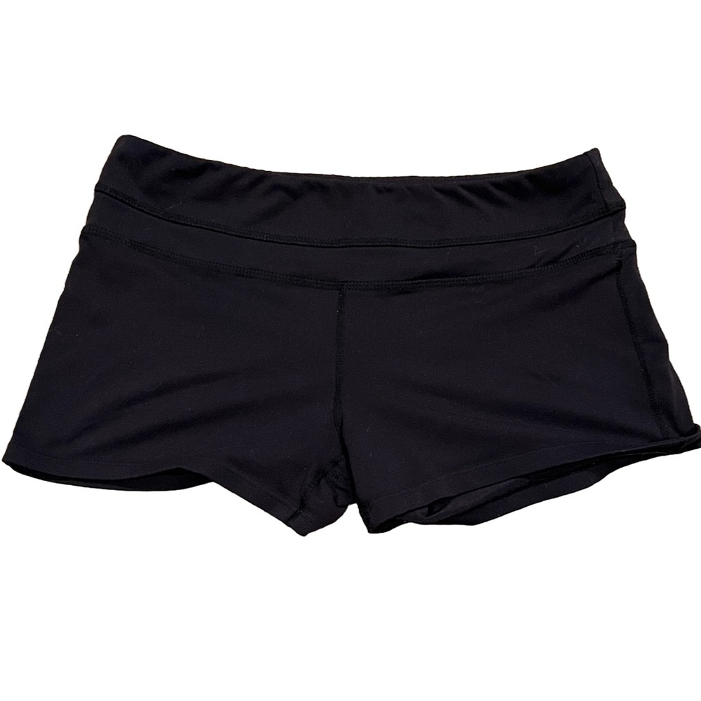 Prana Black Athletic Shorts with Elastic Waistband